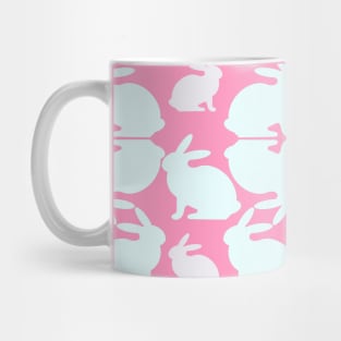 Pink Bunny Rabbit Confetti Mug